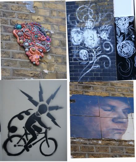 London Londres Tag street art Shoreditch Brick Lane East Spitalfields artistres graf graffiti pochoirs
