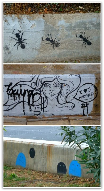 grece athenes athens street art graffiti tag graf trottoir monstre fourmi insecte mary jane marijuana mari jane