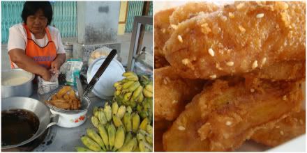 petit dejeuner bananes frites beignet aena blog photo voyage thailande