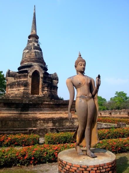 wat sa si bouddha marchant old parc historique sukhothai aena blog photo voyage thailande