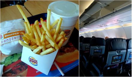 burger king air asia avion siege aeroport aena blog voyage tha&iuml;lande chiang mai