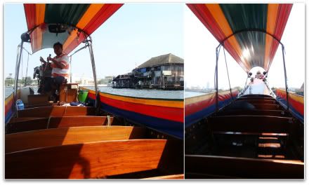 bangkok thailande Khlong klong long tail longtail boat bateau longue queue