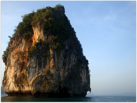 baie Phang Nga pitons rocheux calcaire paysage aena blog voyage photo thailande