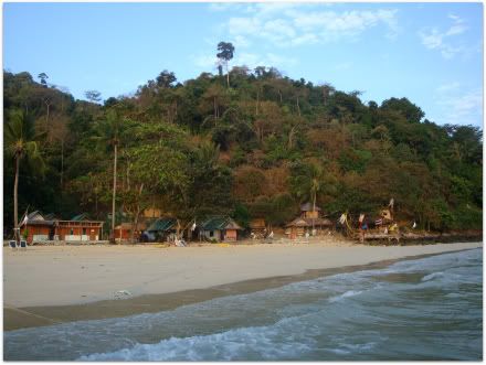  matin lever soleil rantee bungalow runtee hut beach koh ko phi phi pee pee leh don thailande aena blog voyage photo 