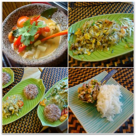  plats cuisines menu programme pad thai
tom yam kung salade poulet soupe curry vert green riz rice silom thai cooking school cours cuisine aena blog voyage thailande photo 