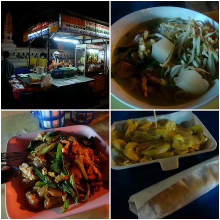 sukhothai marche nuit street food nouilles sautes sukiyaki bouillons legumes roti mataba aena blog photo voyage tha&iuml;lande thailande