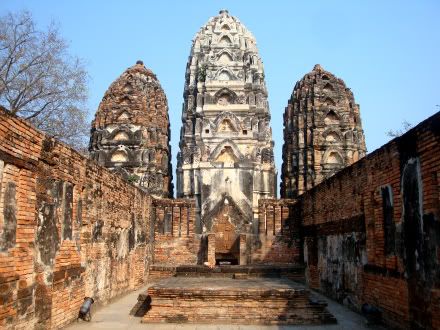 wat si sri sawai khmer parc historique sukhothai temple aena blog photo voyage thailande