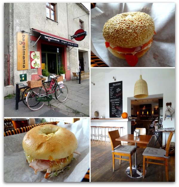 bagel bagels ou manger bagelmama resto restaurant kazimierz cracovie krakow