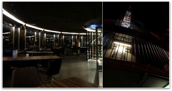 Bar Oben en haut de la Fernsehturm de Stuttgart bar oben fernsehturm que faire week end Stuttgart aena blog photo