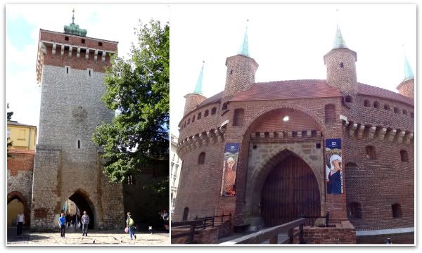 barbacane porte florian brama florianska cracovie fortification rempart krakow