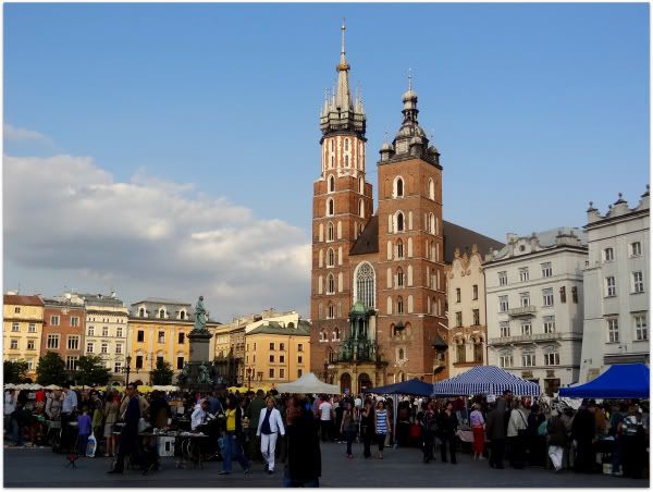 basilique notre dame assomption sainte marie place rynek cracovie krakow pologne