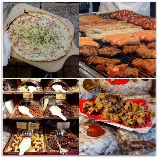 Gastronomie – Marché de Noël de Stuttgart chocolat gourmandises flammenkuche tarte flambee saucisses wurst gastronomie allemande marche noel Stuttgart aena blog photo weihnachtsmarkt