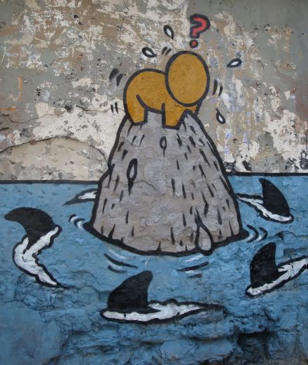gouzou requin jace fiche d&#8217;electrution scolaire planche illustration detourne detournement artiste graffiti  Magda Danysz