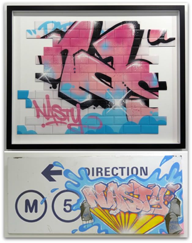 nasty tag graffiti peinture expo exposition deck on street art celal