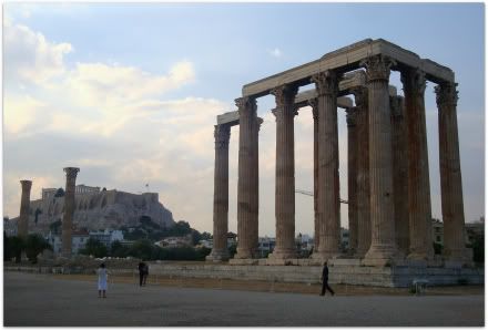 grece athenes olympeion olympieion temple de zeus olympien colonne 15 quinze corinthien que faire voir