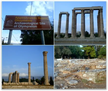 grece athenes olympeion olympieion temple de zeus olympien colonne 15 quinze corinthien que faire voir vestige ruine