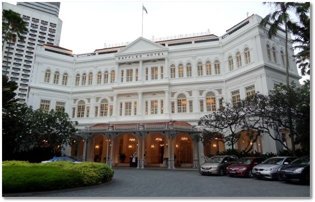 raffles hotel singapour colonial