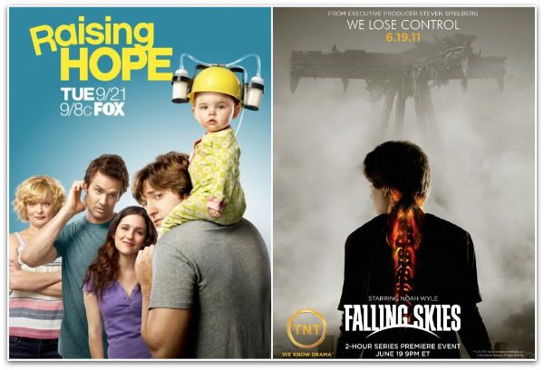 serie tv série raising hope falling skies affiche selection petit écran ecran aena 