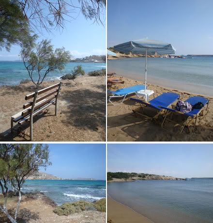 grece paros cyclades plage santa maria beach naoussa transat