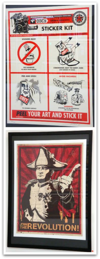 affiches sitcker kit obey giant expo exposition shepard fairey the Print Show magda danysz