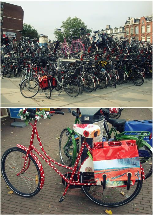  vélo velo bicyclette parking haarlem amsterdam aena blog photo voyage