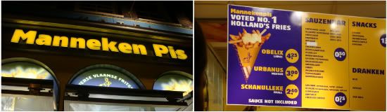frites vlaamse manneken pis fries damrak amsterdam bons plans adresses aena photo blog