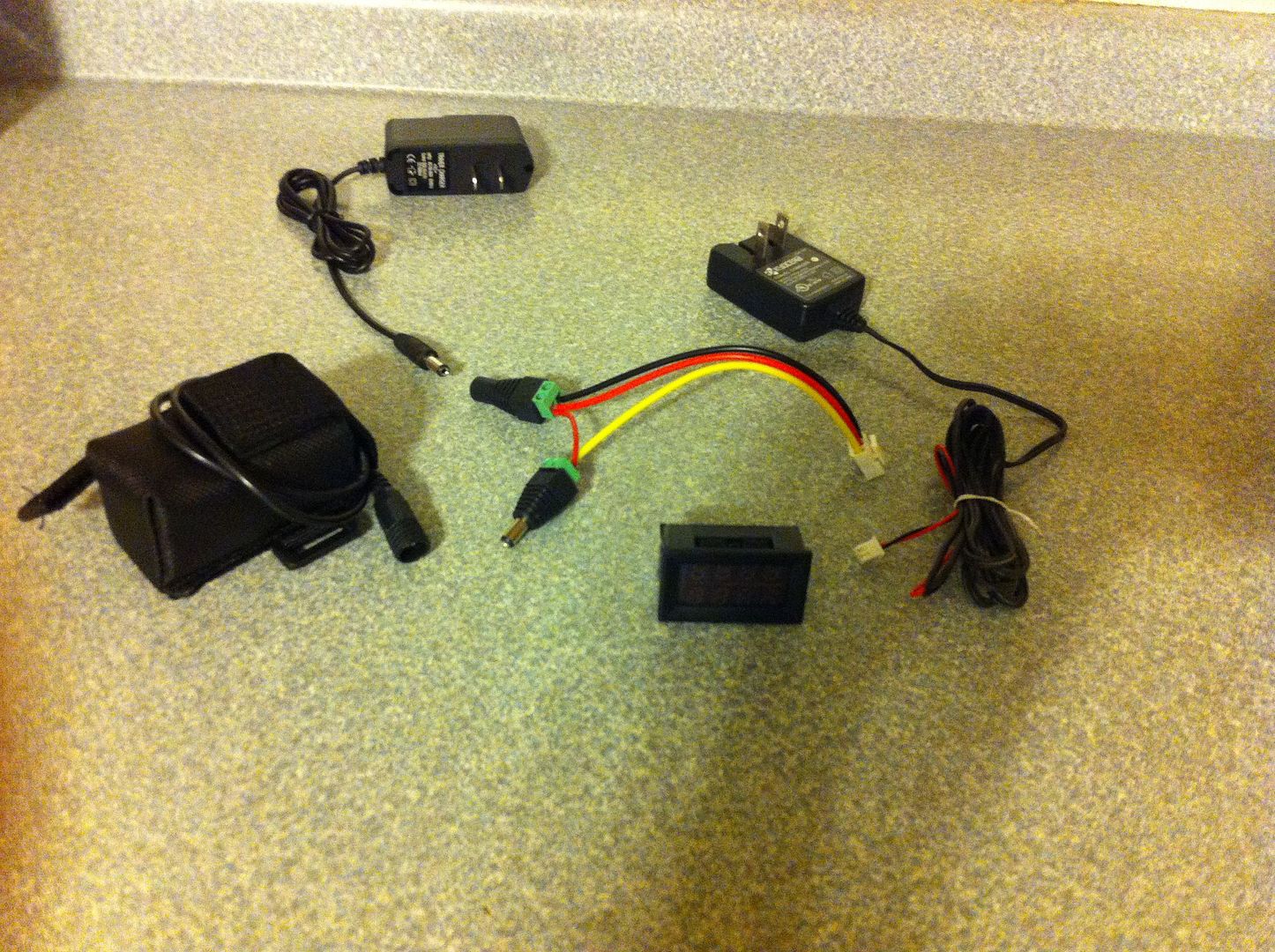 Contraption to Measure Current Pulled from Bike Light Battery Packs