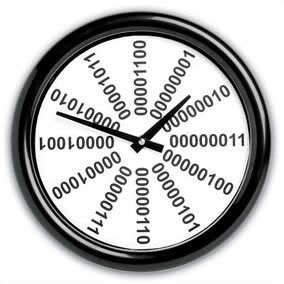 reloj binario