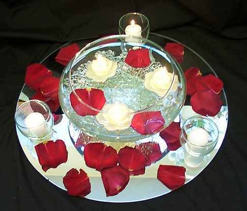  Red Black and White Centerpiece Ideas photo 105269-3 