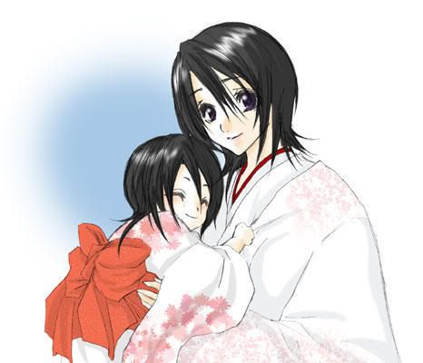 Hisana and Rukia