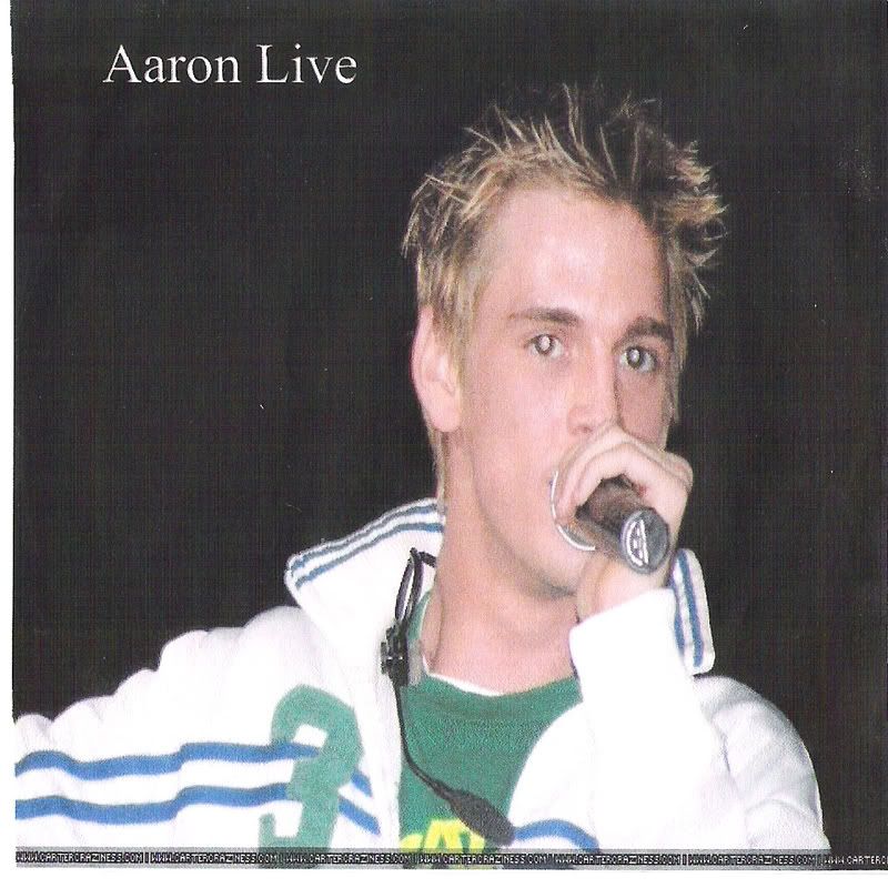 aaron carter live account