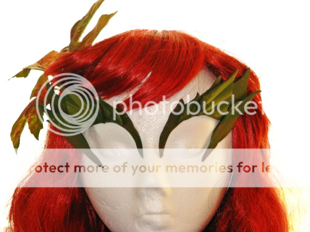 Poison Ivy LEAF EYEBROW Costume Mask Uma Thurman ELF  