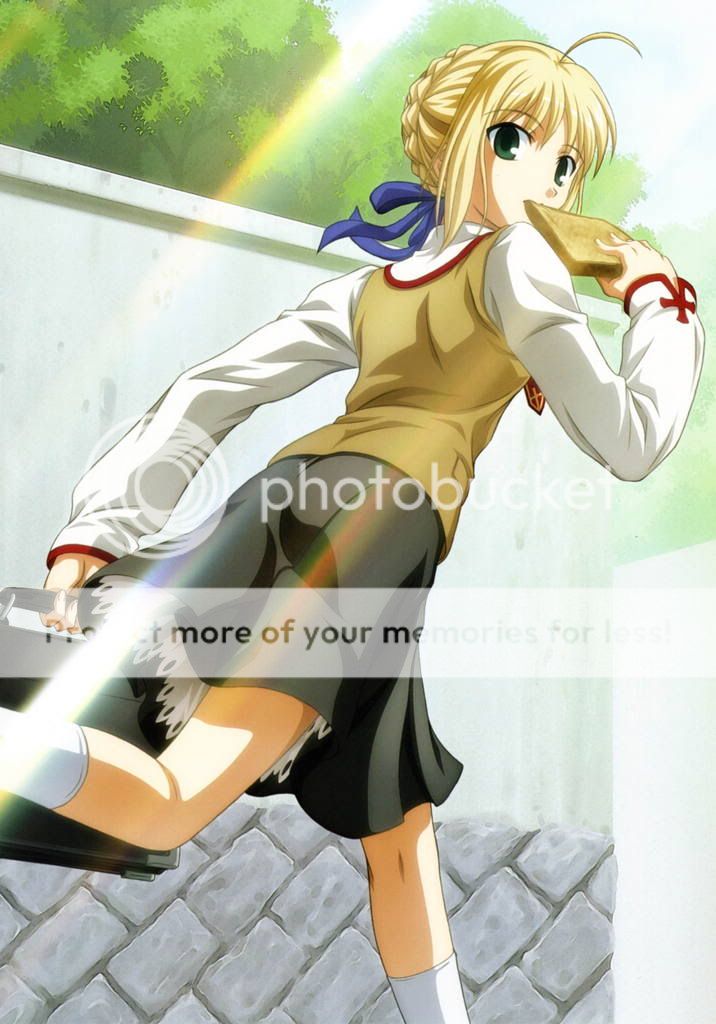 求saber背影轮廓的一张图片