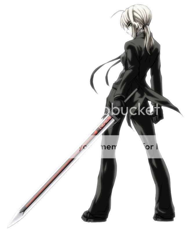 求saber背影轮廓的一张图片