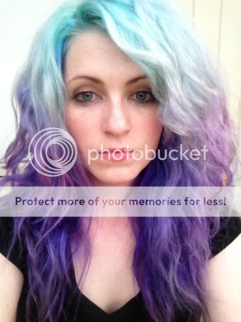 Purple N Blue Hair