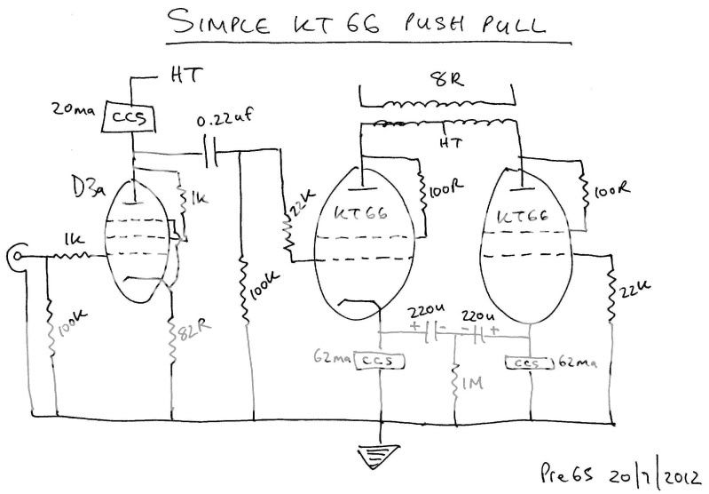 Simple KT66 push pull. - World-Designs-Forum